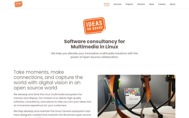 Screenshot of ideasonboard.com