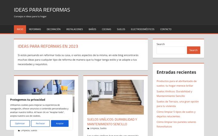 Screenshot of ideasparareformas.com