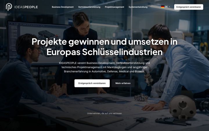 Screenshot of ideaspeople.de
