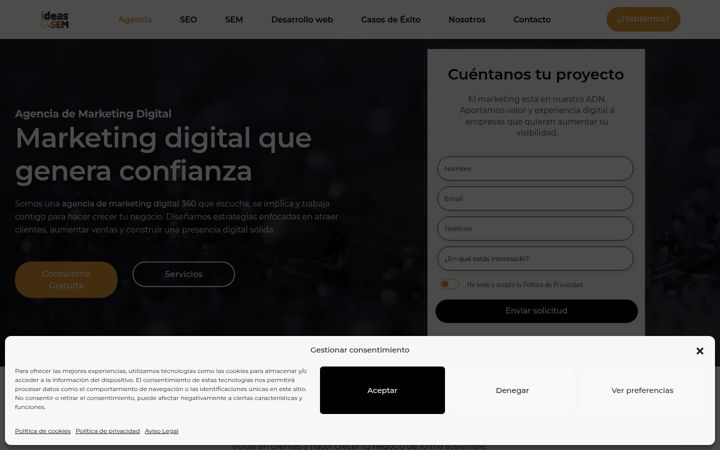 Screenshot of ideassem.com