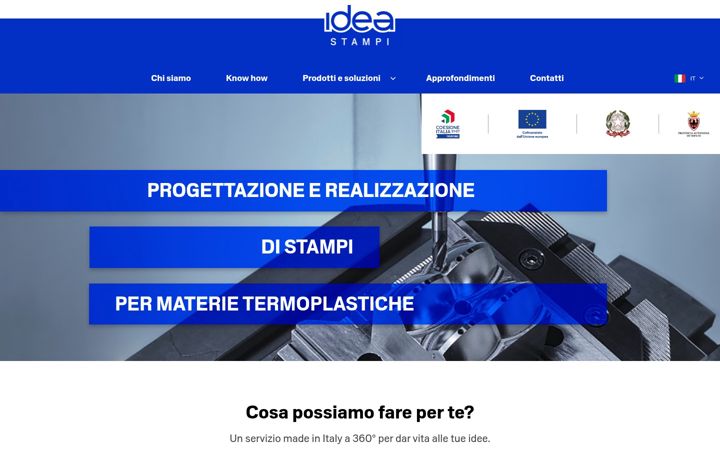 Screenshot of ideastampi.it