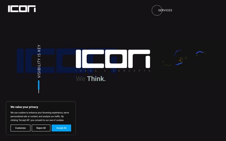 Screenshot of ideasxconcepts.com