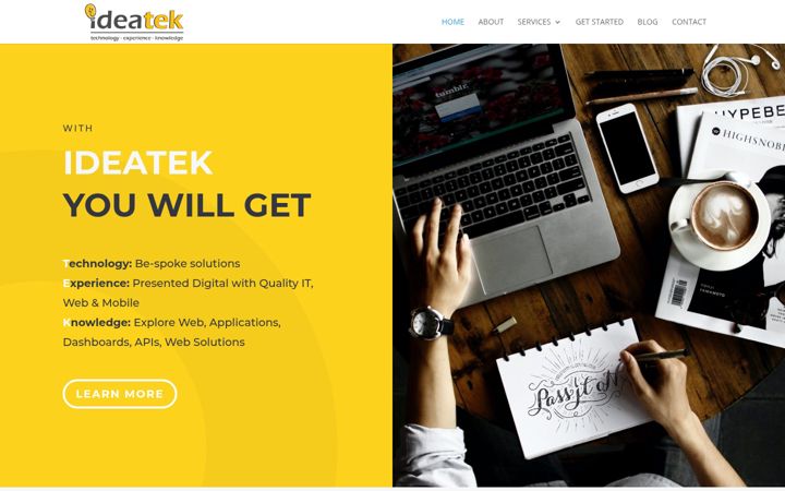 Screenshot of ideatek.co.uk
