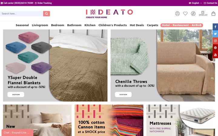 Screenshot of ideato.gr