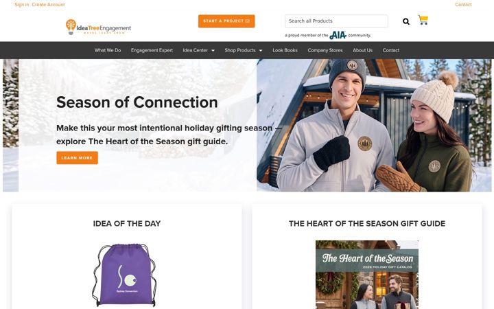 Screenshot of ideatreeengagement.com