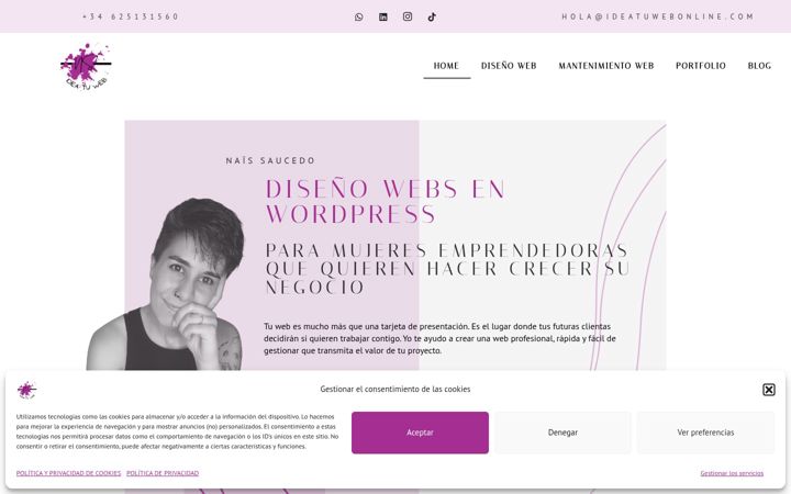 Screenshot of ideatuwebonline.com