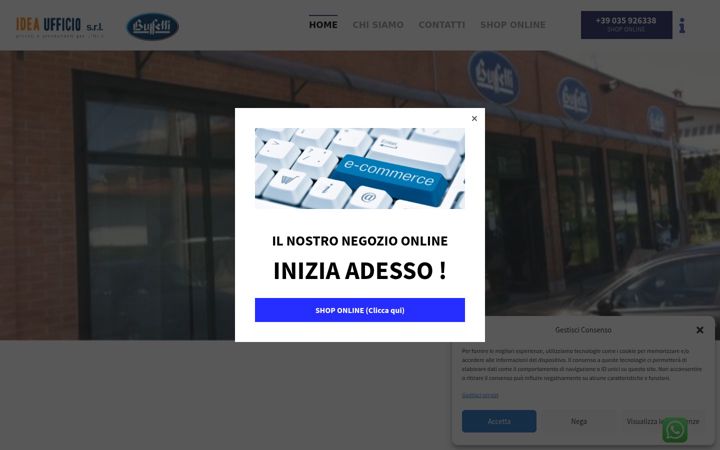 Screenshot of ideaufficio.bg.it