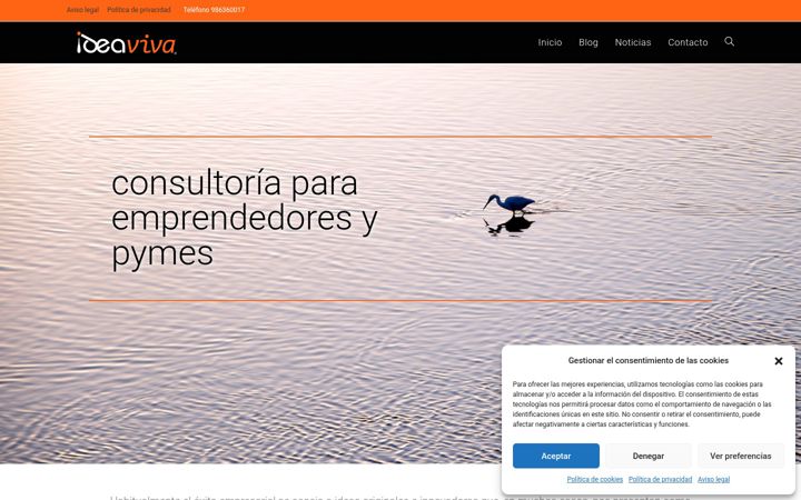 Screenshot of ideaviva.es
