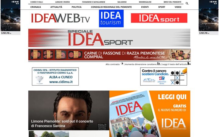 Screenshot of ideawebtv.it