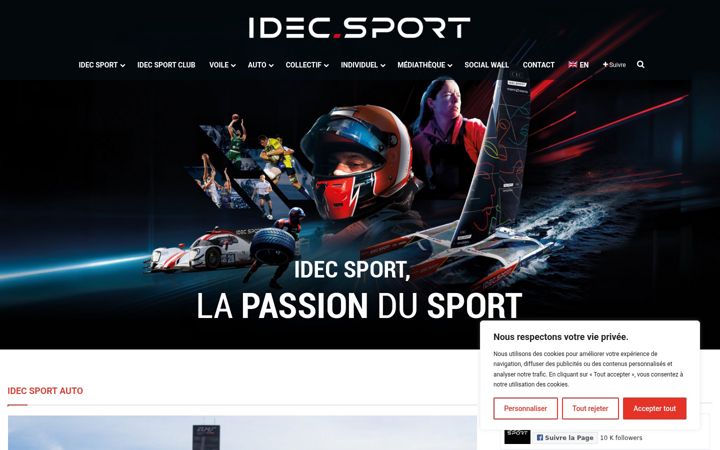 Screenshot of idecsport.com