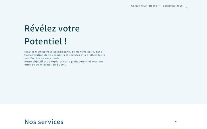 Screenshot of idedconsulting.com