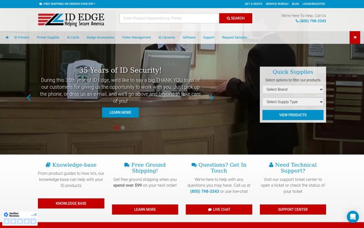 Screenshot of idedge.com