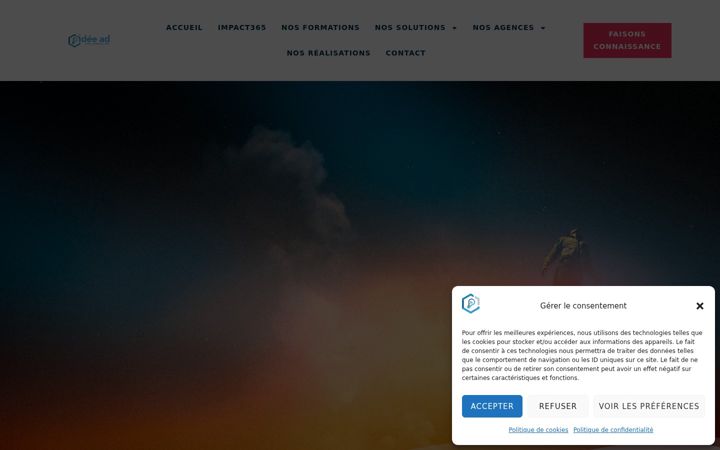 Screenshot of idee-ad.fr