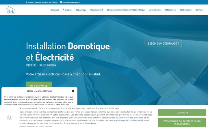 Screenshot of idee-eurl.fr