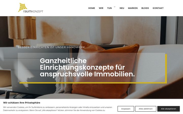 Screenshot of idee-raumkonzept.de