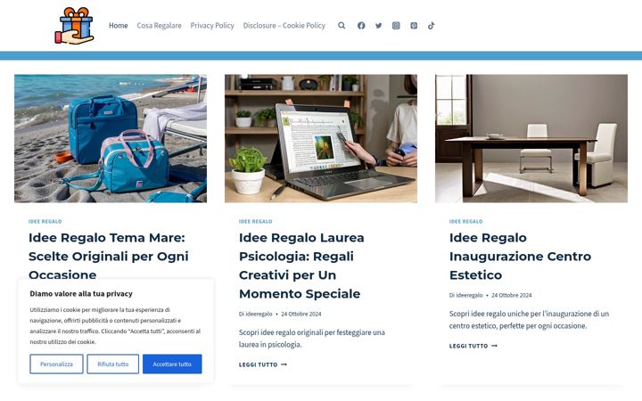 Screenshot of idee-regalo.net