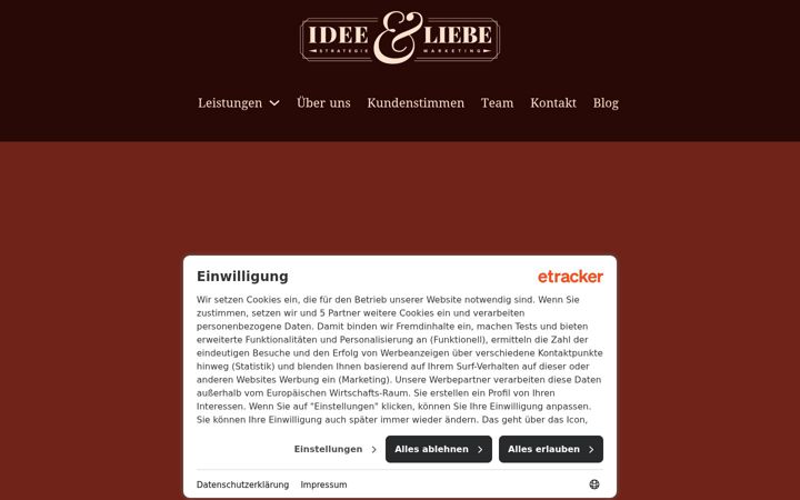 Screenshot of idee-und-liebe.de