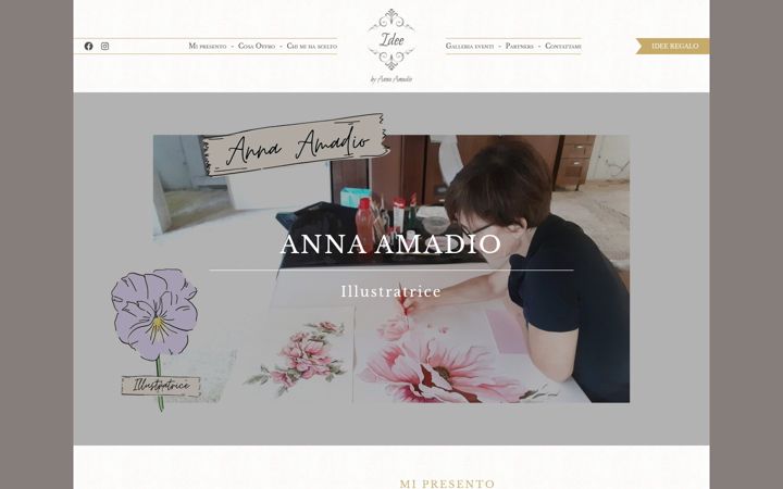 Screenshot of ideebyannaamadio.com