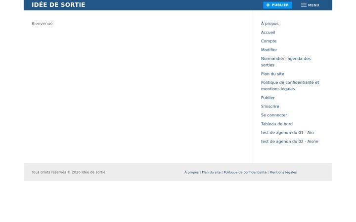 Zrzut ekranu ideedesortie.com