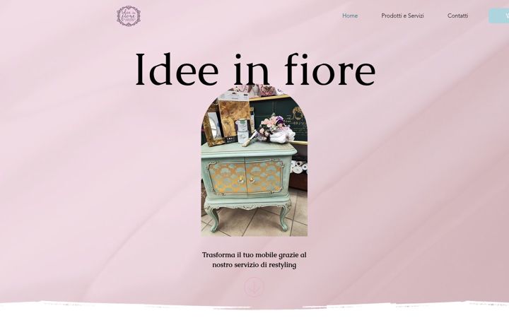 Screenshot of ideeinfiore.com