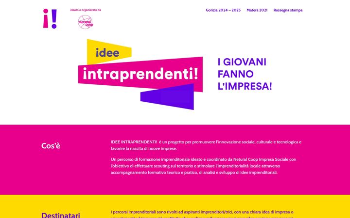 Screenshot of ideeintraprendenti.it