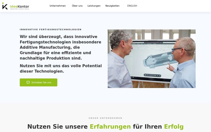 Zrzut ekranu ideekontor.com