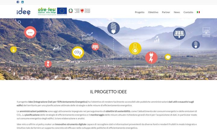 Screenshot of ideenergy.eu