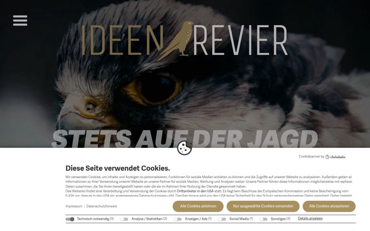 Screenshot of ideenrevier.com