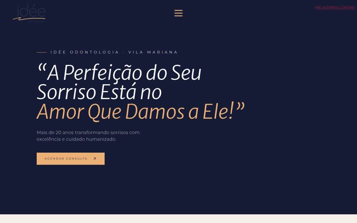 Screenshot of ideeodontologia.com.br