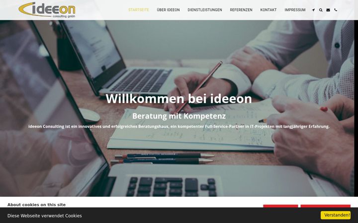 Screenshot of ideeon.de