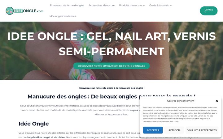 Екранна снимка на ideeongle.com