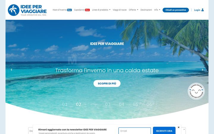 Screenshot of ideeperviaggiare.it