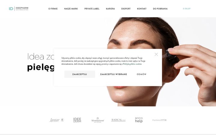 Screenshot of ideepharm.pl