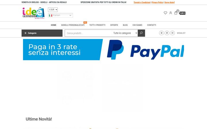 Screenshot of ideeprezioseonline.it