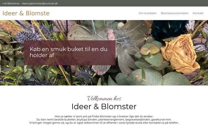 Screenshot of ideerogblomster.dk