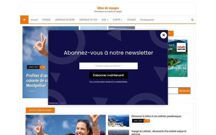 Ekrānuzņēmums no idees-de-voyage.com