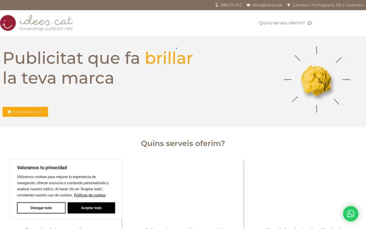 Screenshot of idees.cat