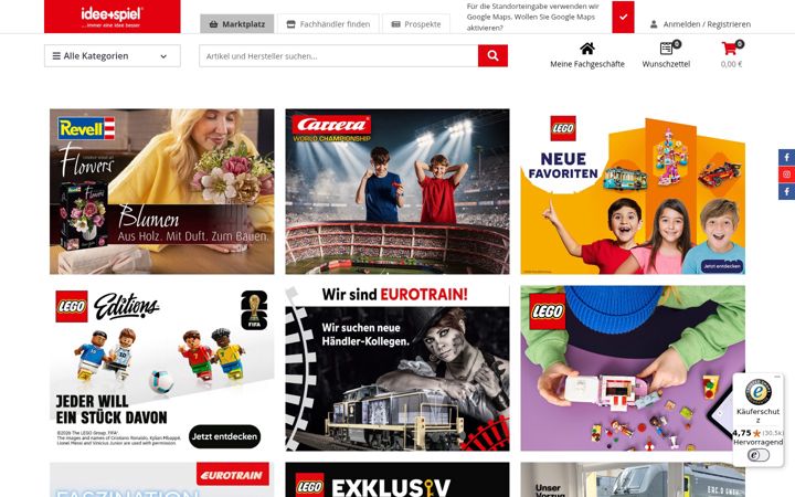 Screenshot of ideeundspiel.com