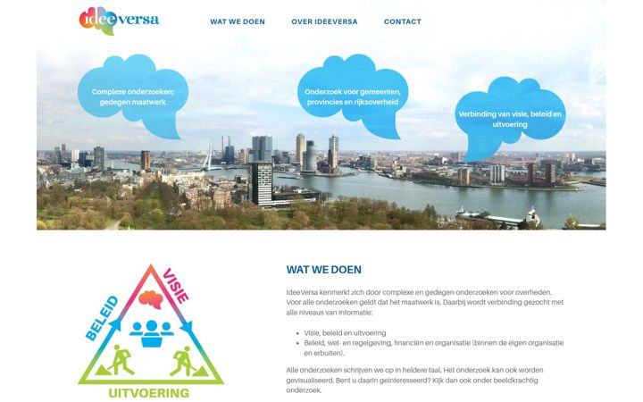 Screenshot of ideeversa.nl