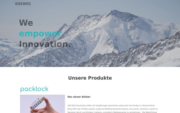 Screenshot of ideewiss.ch