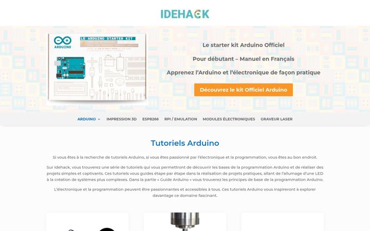 Screenshot of idehack.com