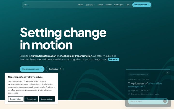 Screenshot of ideho.ca
