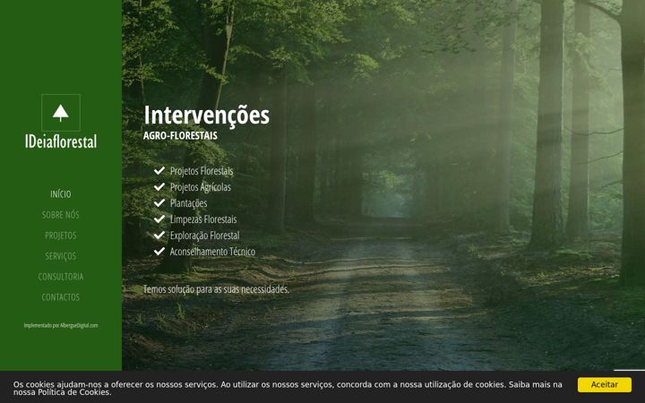 Screenshot of ideiaflorestal.pt