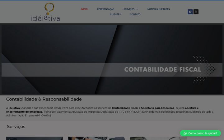 Screenshot of ideiativacontabil.com.br