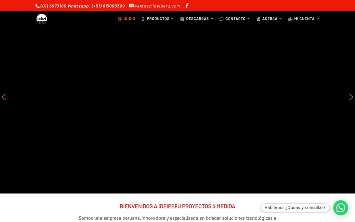 Екранна снимка на ideiperu.com