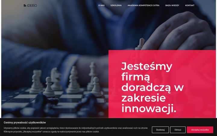 Screenshot of ideiso.pl