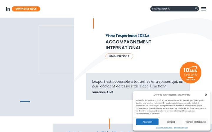 Screenshot of idela.net