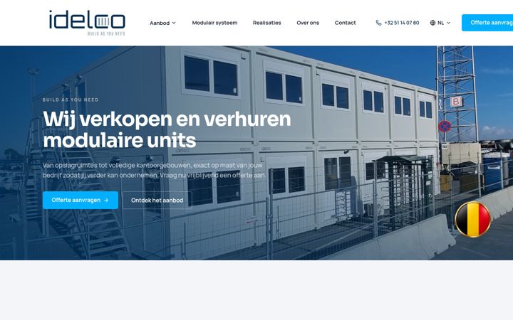 Screenshot of idelco.be