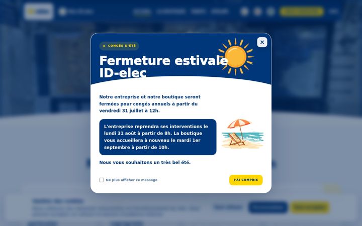 Screenshot of idelec-paris16.fr