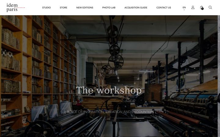 Screenshot of idemparis.com